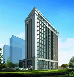 海爾路再添商務(wù)樓 拆汽車展廳建12層城投大廈